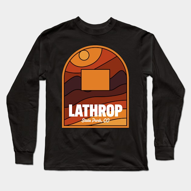 Lathrop State Park Colorado Long Sleeve T-Shirt by HalpinDesign